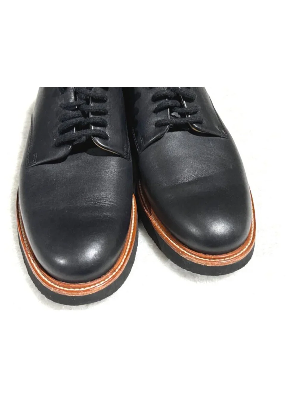 size 7.5 mens Samuel Hubbard Founder M2100-048 Black lace oxford shoes $295
